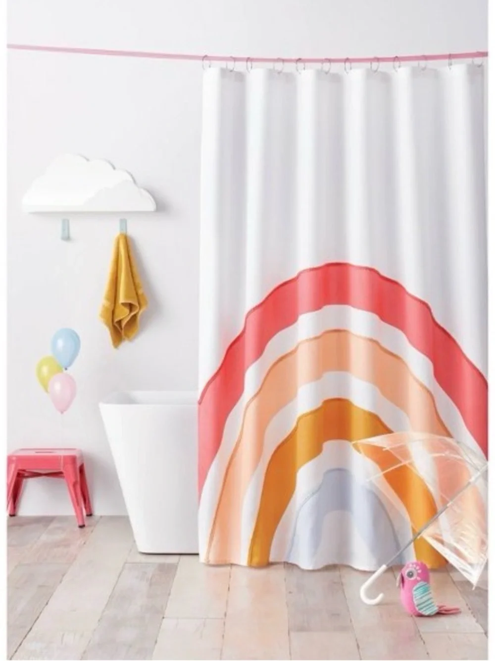 Pillowfort White Cloud Decorative Floating Kids Wall Shelf (Appx 10”x24”) NWT
